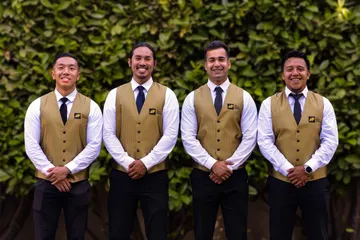 Professional AAP valet team at a partner event
