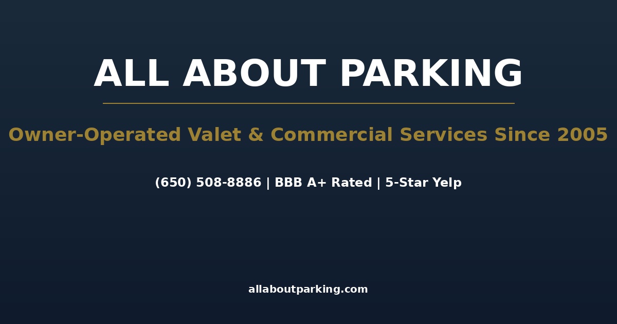 All About Parking | Valet Parking for the SF Bay Area